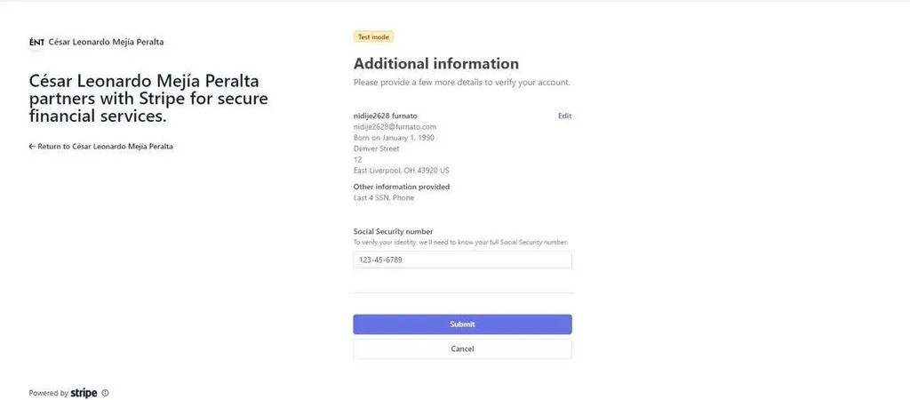 open stripe account step four additional info open stripe account step four additional info