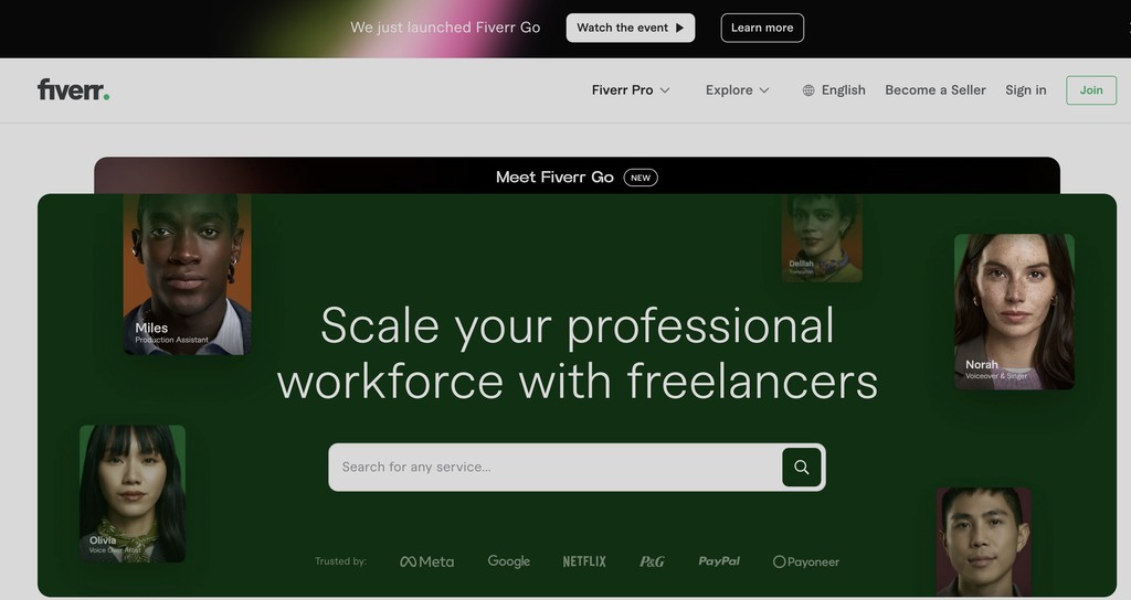fiverr as a gig marketplace