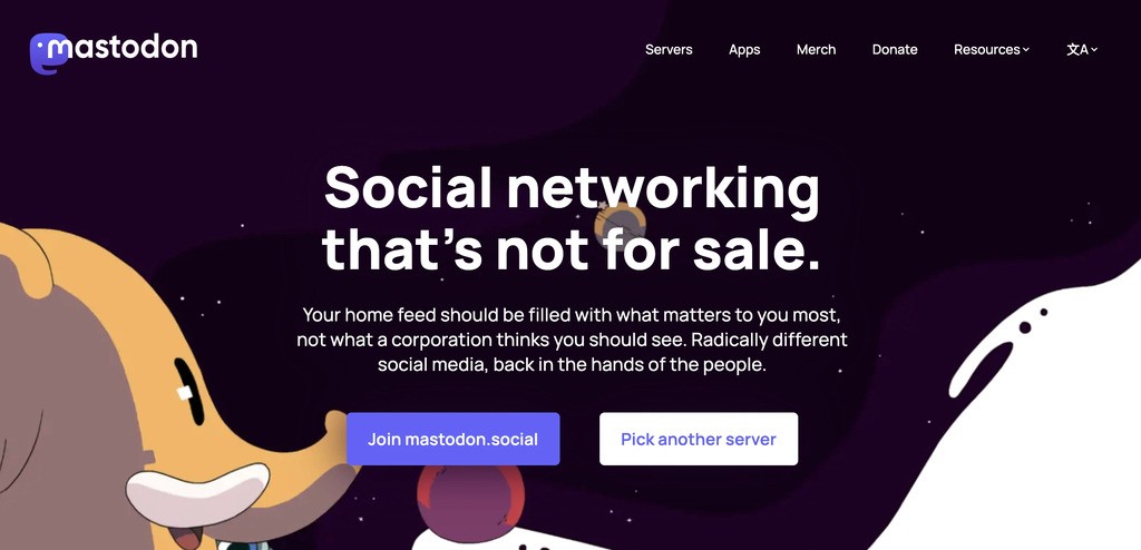 mastodon website on ruby on rails