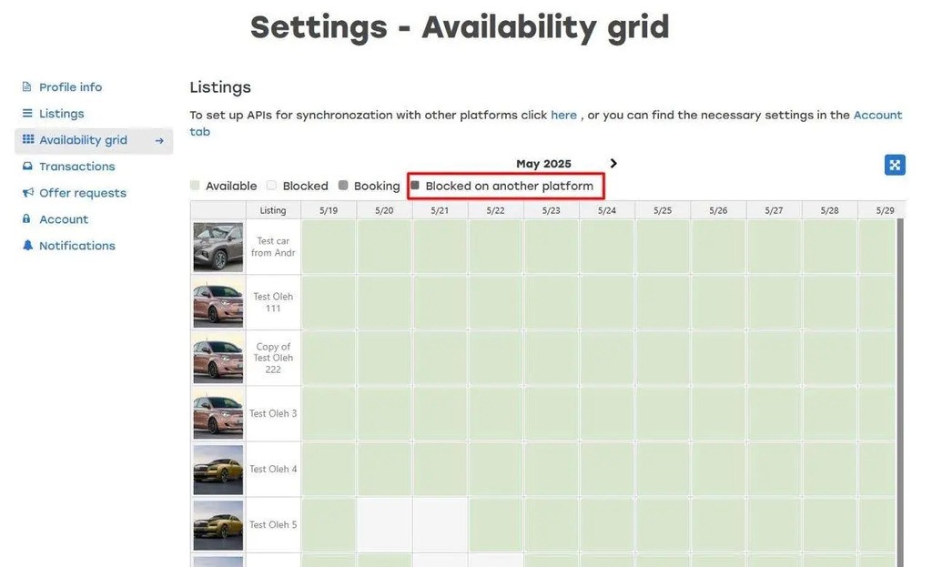 availability car sharing management feature availability car sharing management feature
