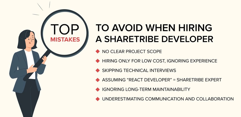 mistakes to avoid when hiring sharetribe developers mistakes to avoid when hiring sharetribe developers