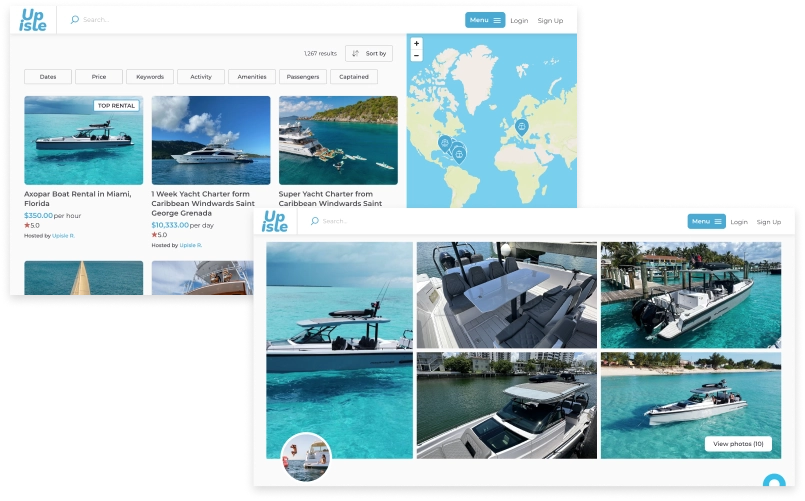 Upisle peer-to-peer watercraft rental platform