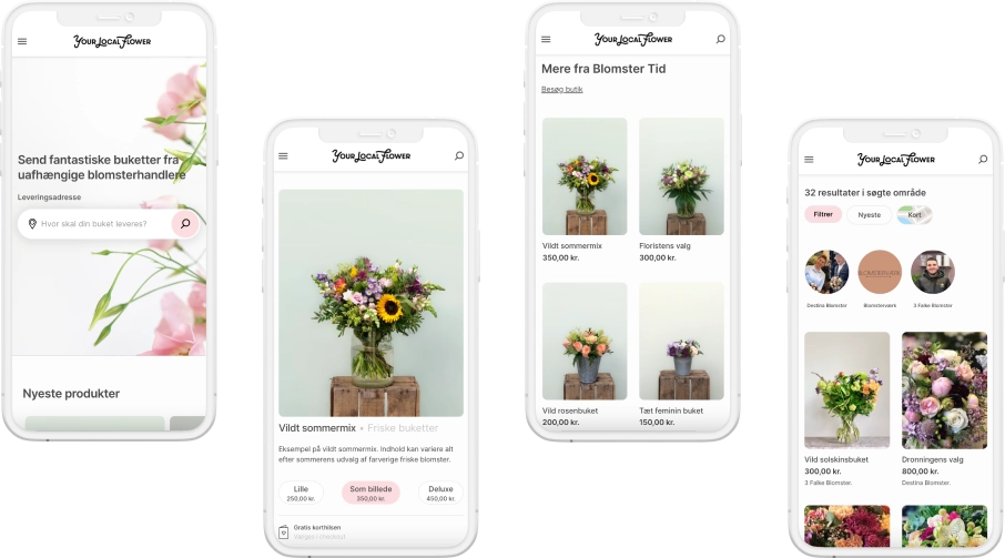 Your Local Flower E-Commerce Florist Website