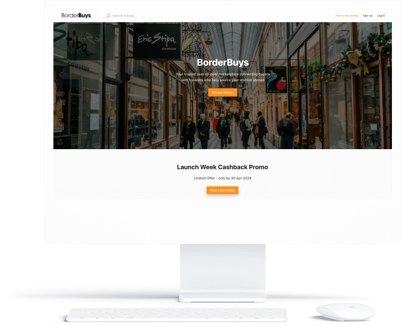BorderBuys Sharetribe trade platform