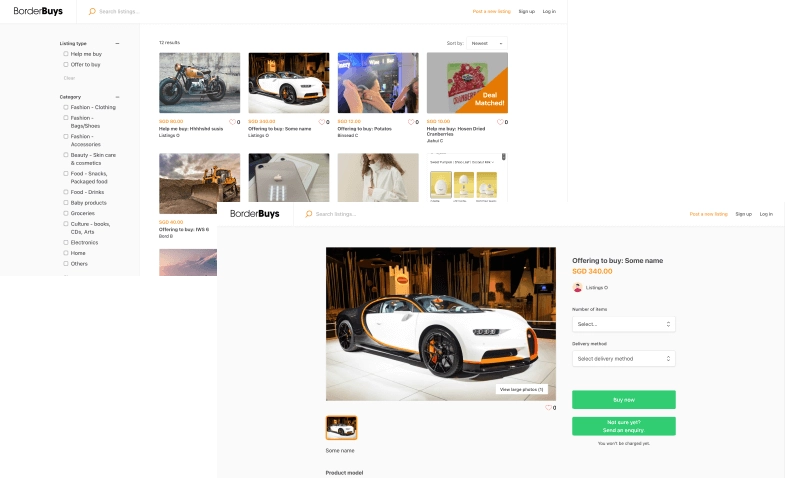 BorderBuys case study platform development