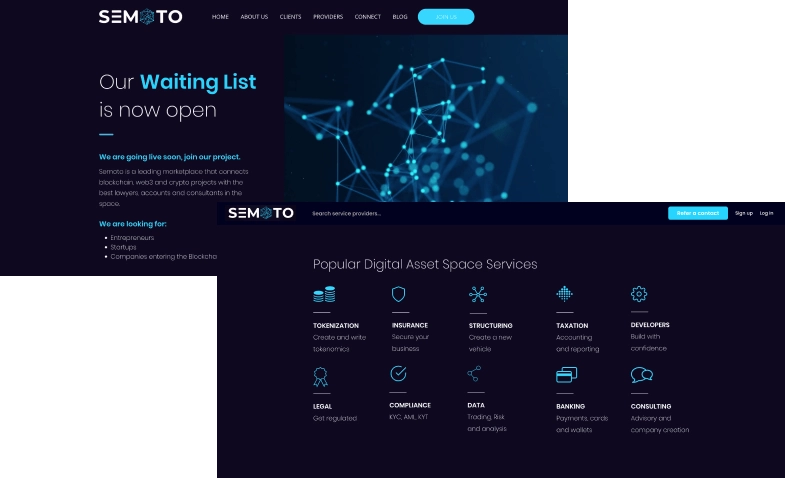 Semoto Crypto Platform