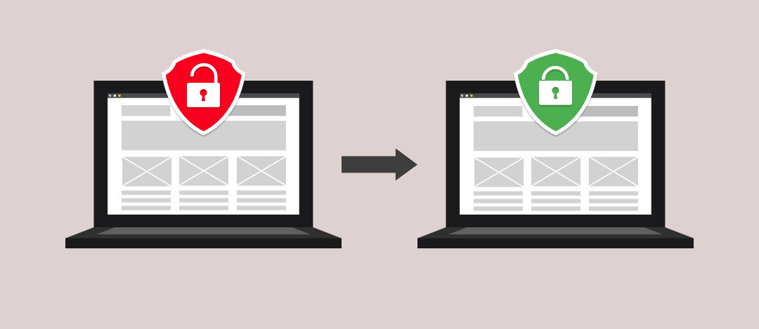 users leave non-secure sites