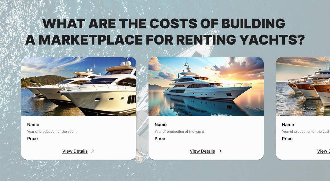 costs of boat marketplace development