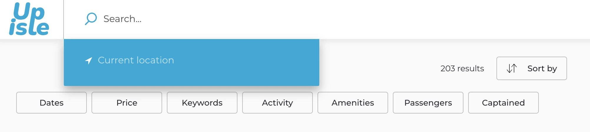 rental marketplace radius-based location search