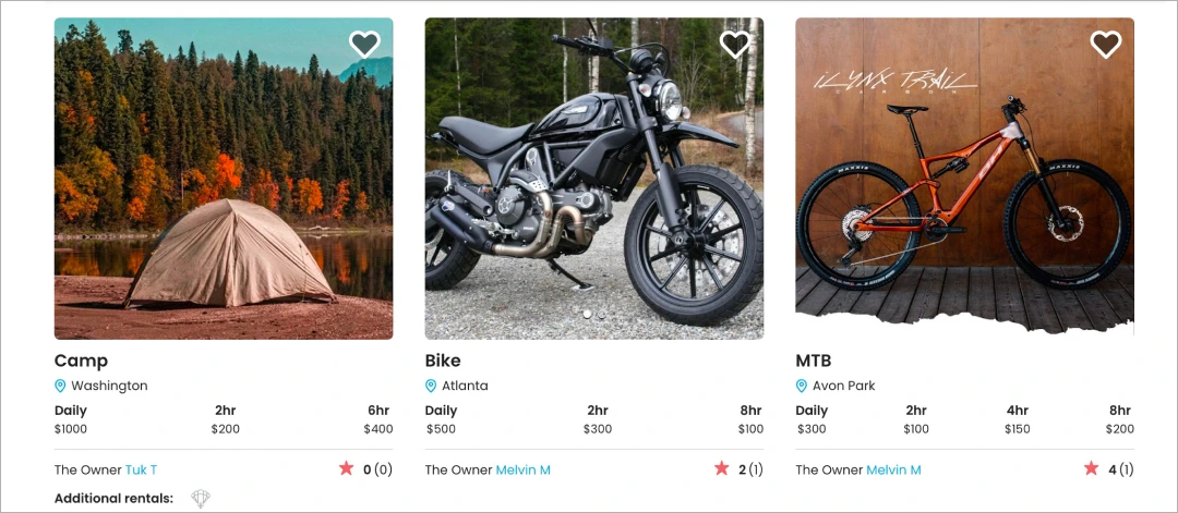 websites with favorites features
