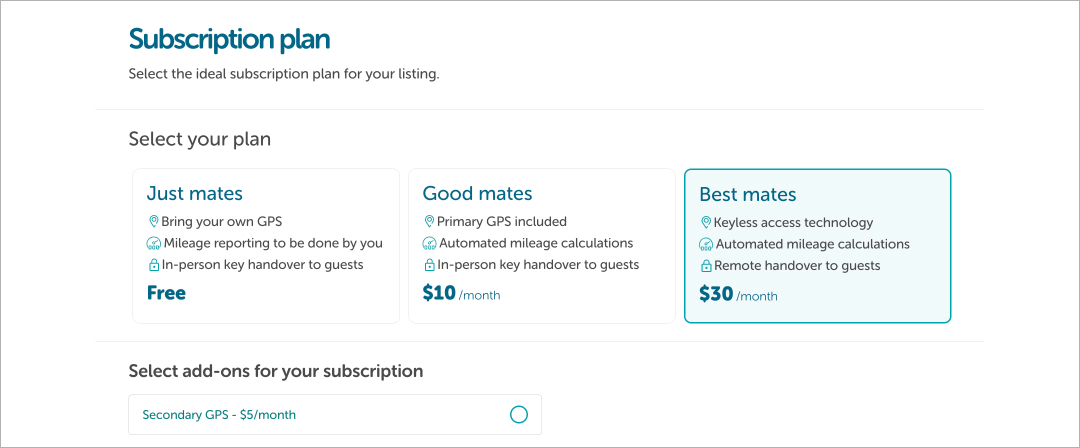 offering premium membership