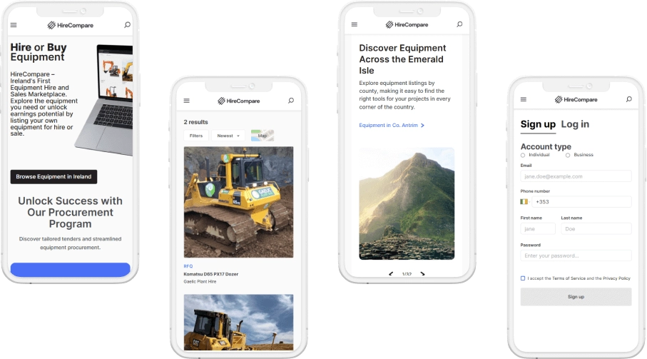 HireCompare Sharetribe rental platform