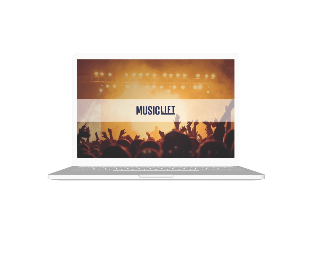MusicLift Website for Musicians
