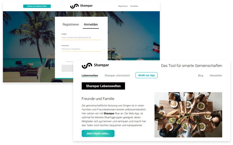 Sharepar Sustainable Collaborative Consumption Platform