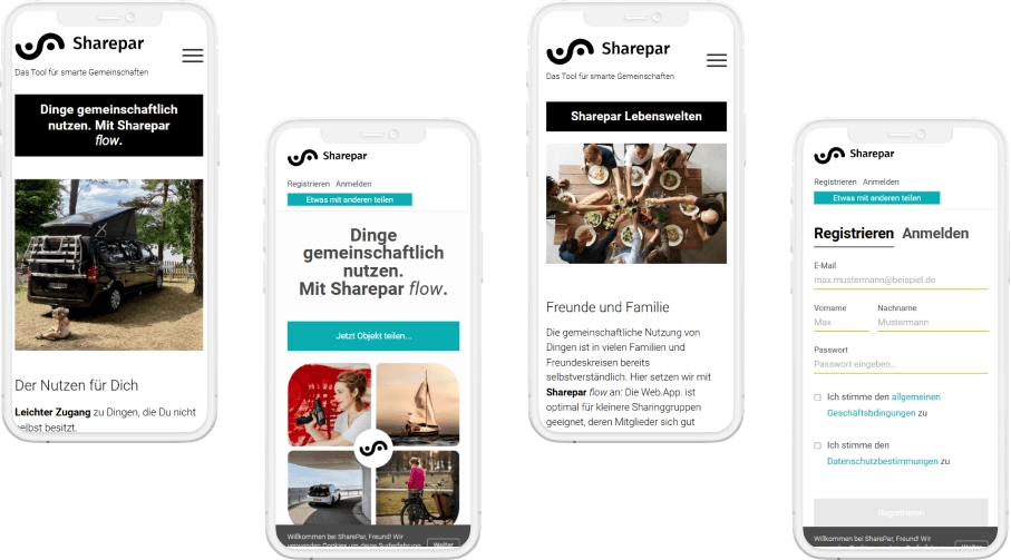 Sharepar Sustainable Consumption Website