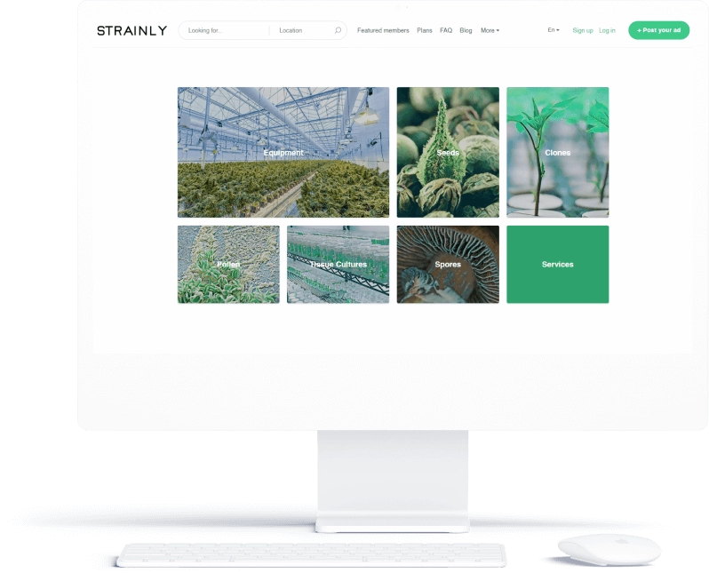Strainly Cultivators E-Commerce Platform