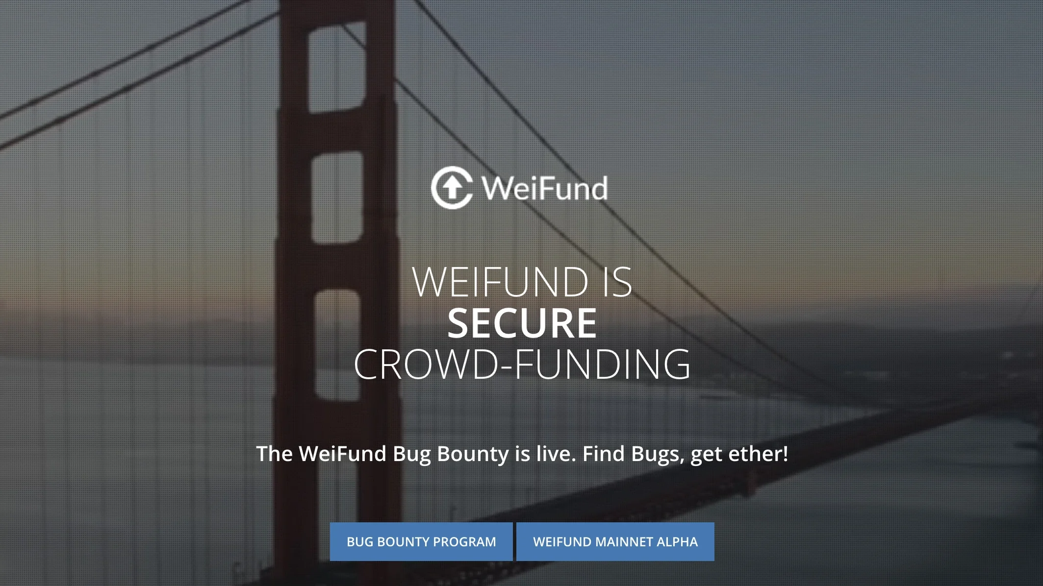 weifund is a decentralized fundraising platform