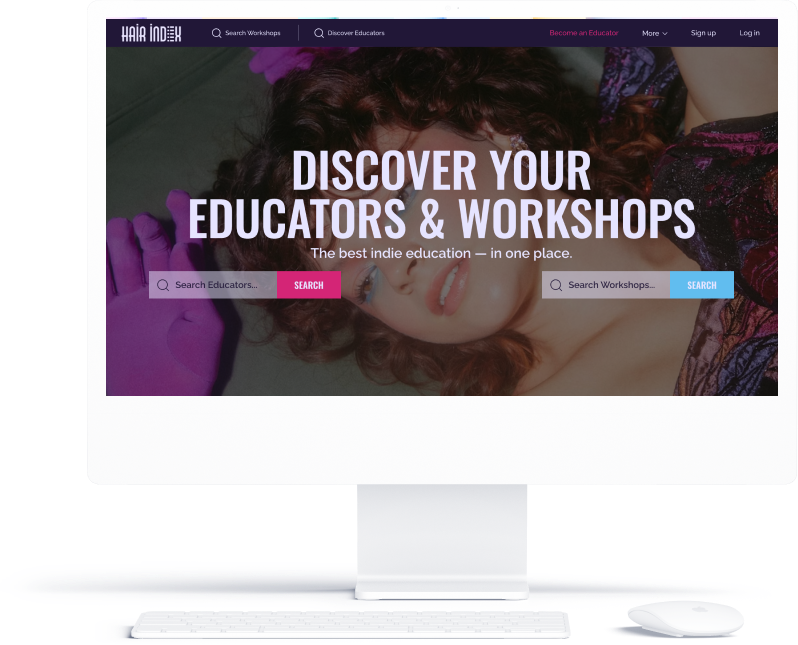 Hair Index beauty education marketplace