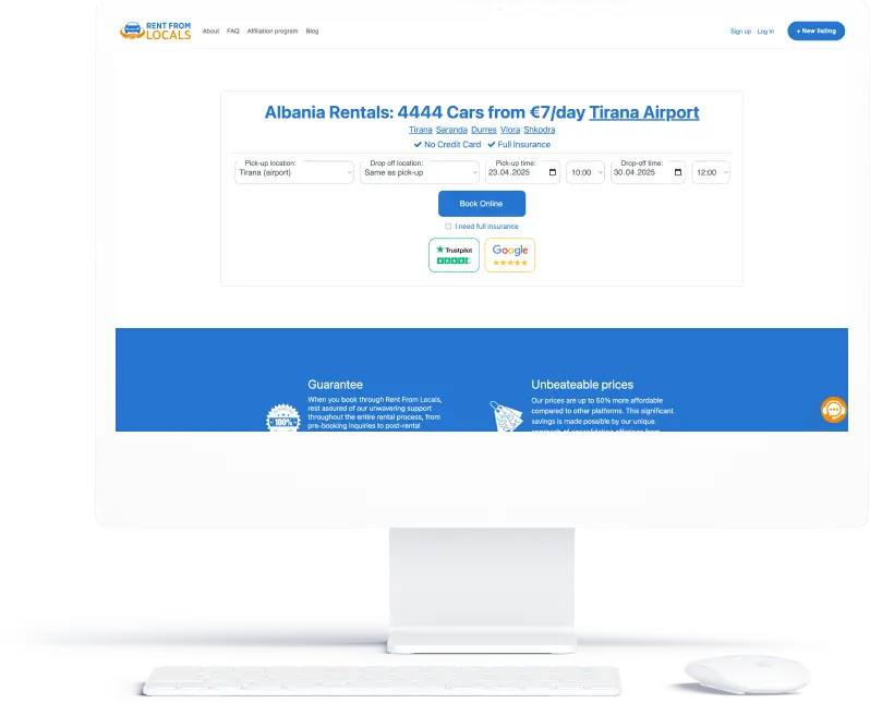 Rent From Locals Car Rental Company