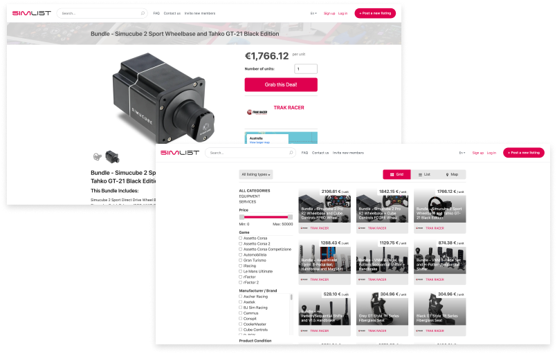 SimList Community Platform