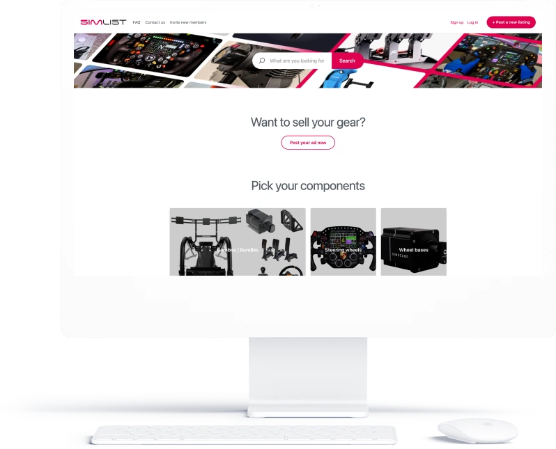 SimList SIM Racing Platform