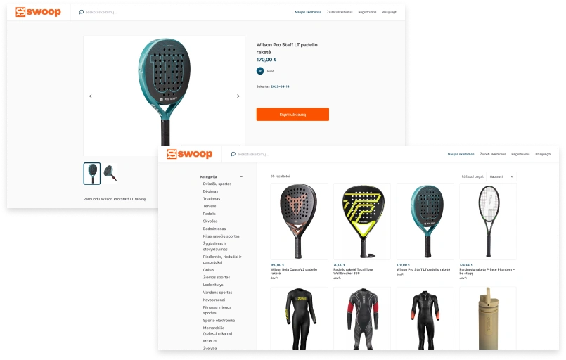 Swoop Used Sports Equipment Marketplace
