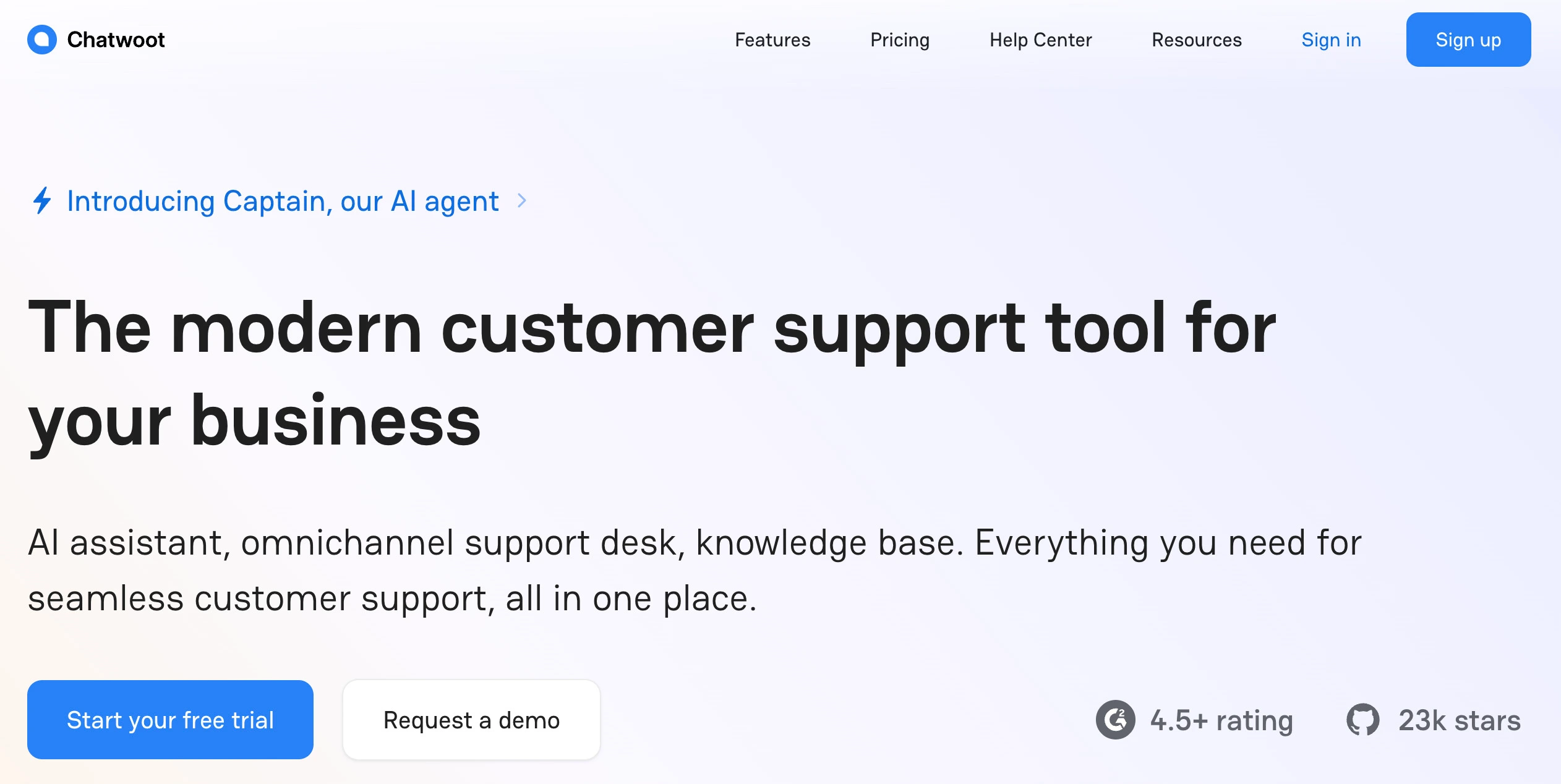 chatwoot ror website example