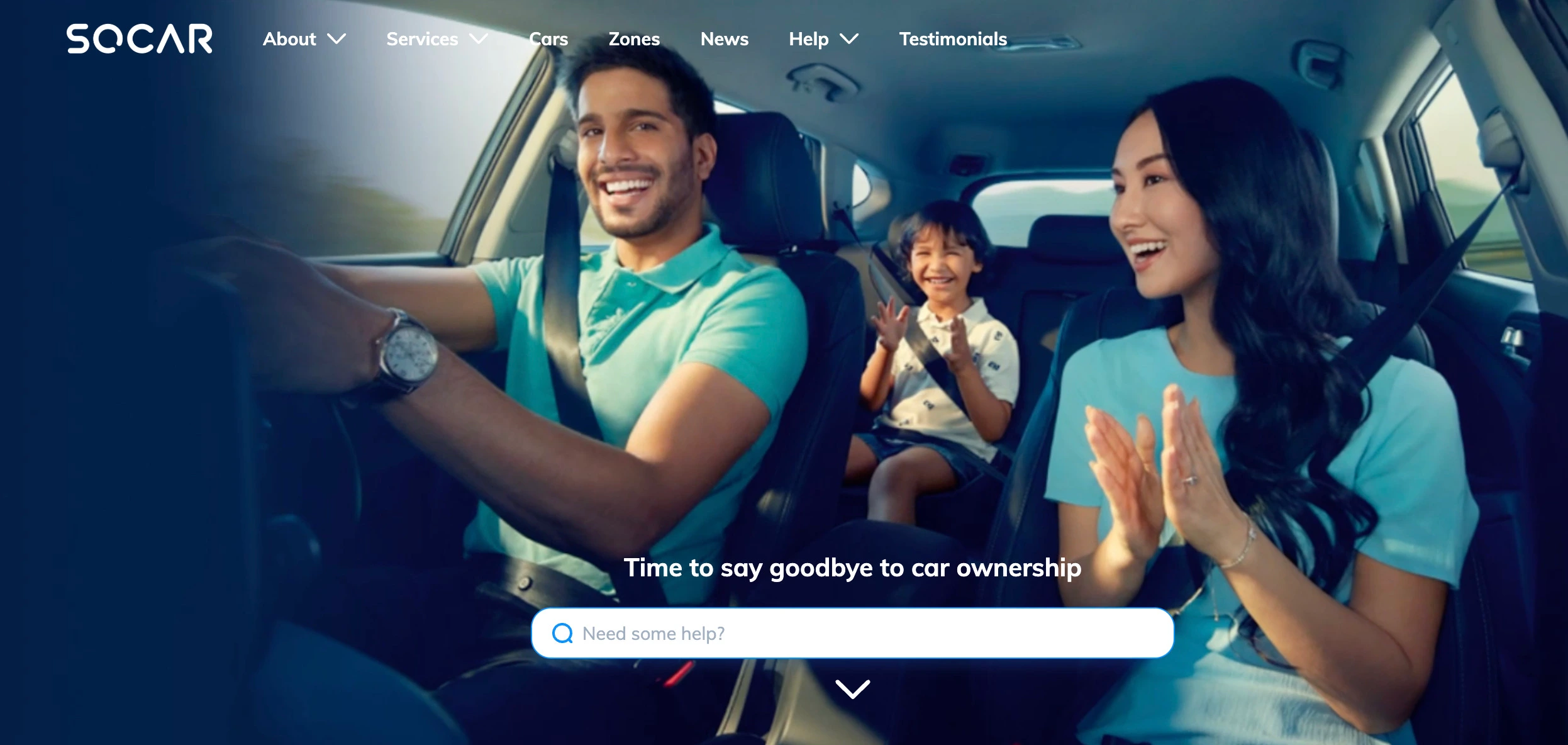 socar app for car rental
