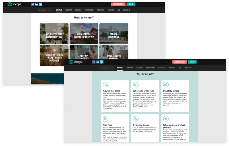 Life Sherpa Financial Services Platform