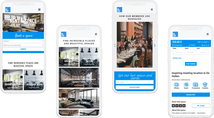 bespaced space as a service platform