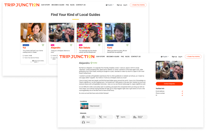 Tripjunction Cultural Immersion Platform