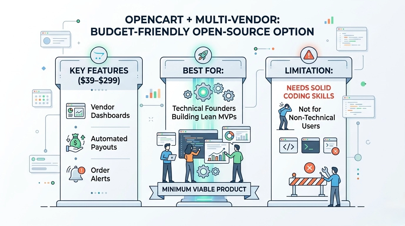 opencart open source marketplace platform