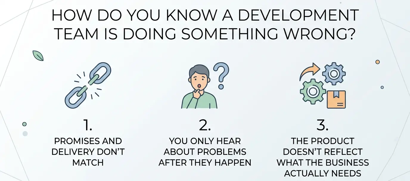 signs your development team is underperforming