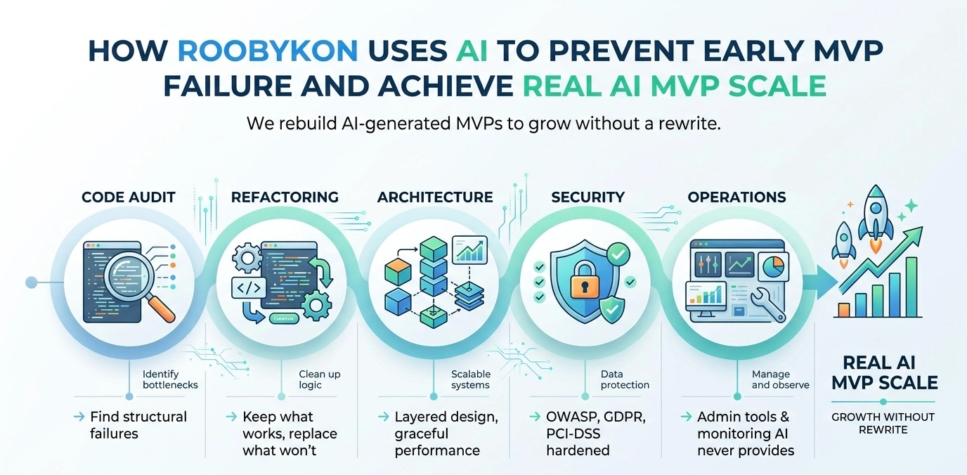 how roobykon uses ai to prevent early mvp failure 