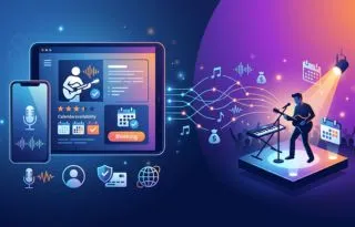 build a marketplace for booking talent