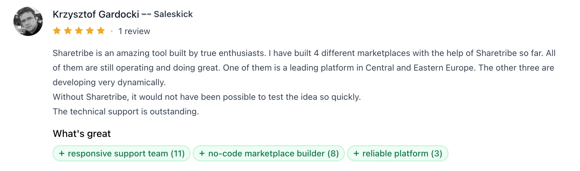 fast launch sharetribe review