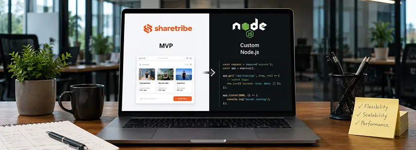 from Sharetribe MVP to custom Node.js development
