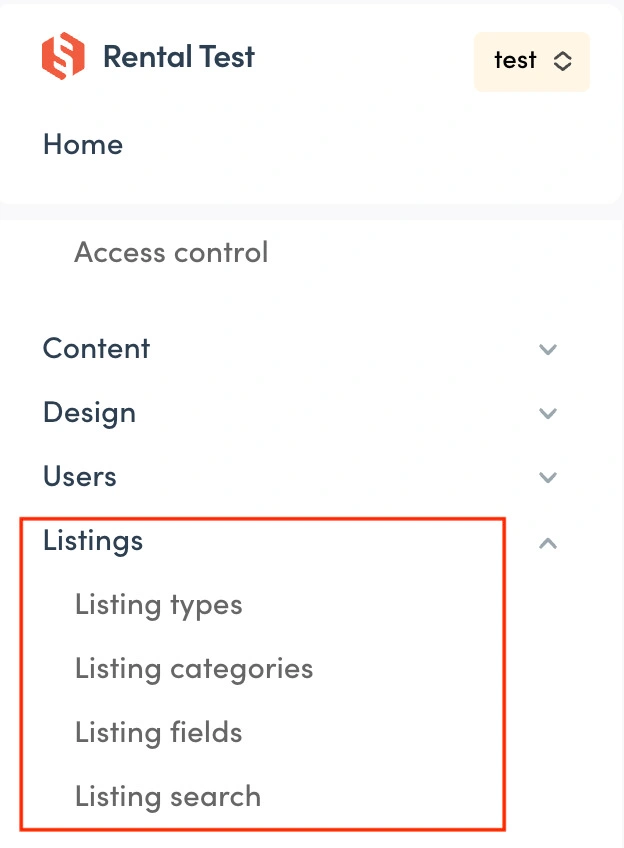 sharetribe listings types