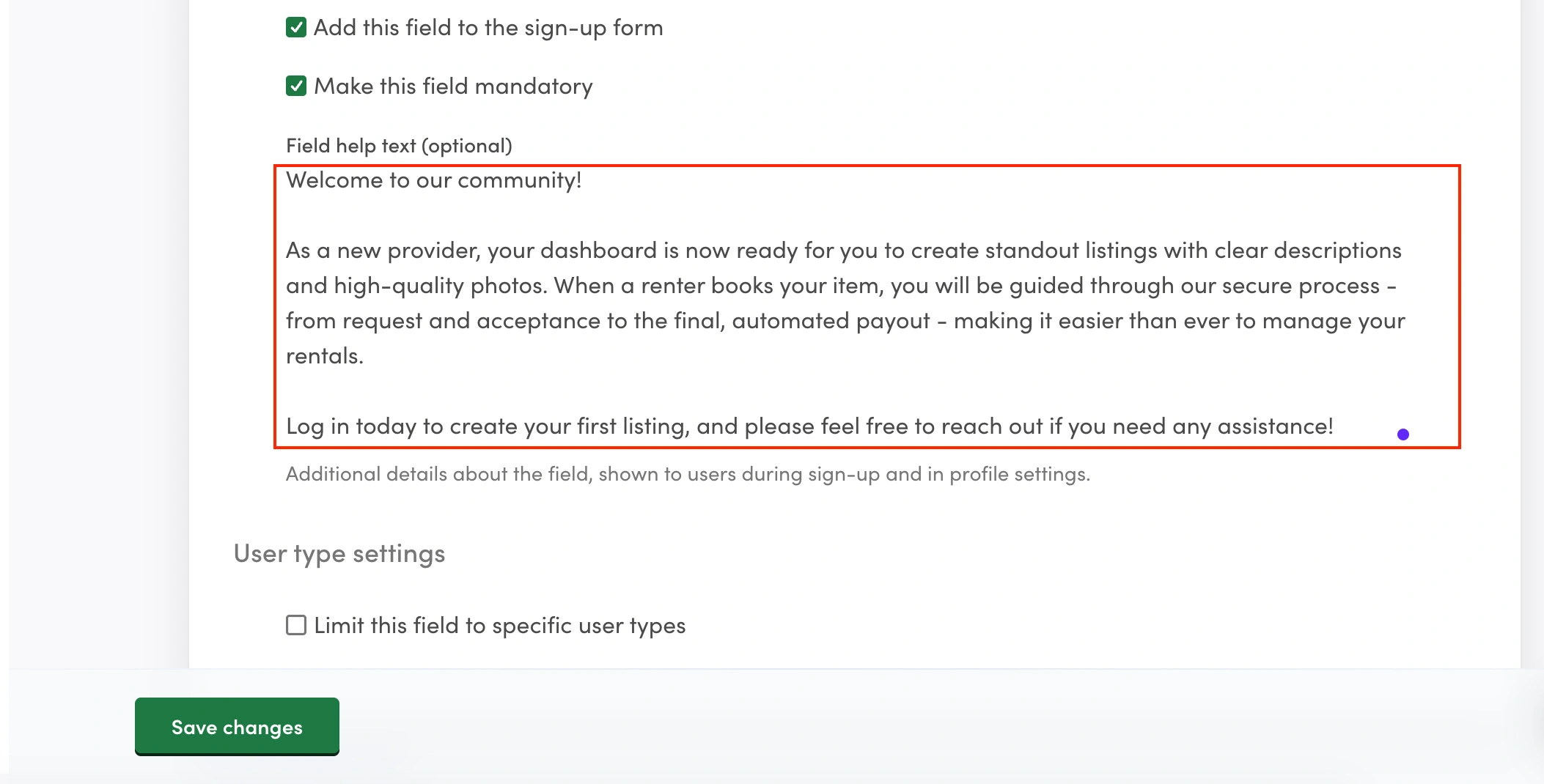 sharetribe proper onboarding emails