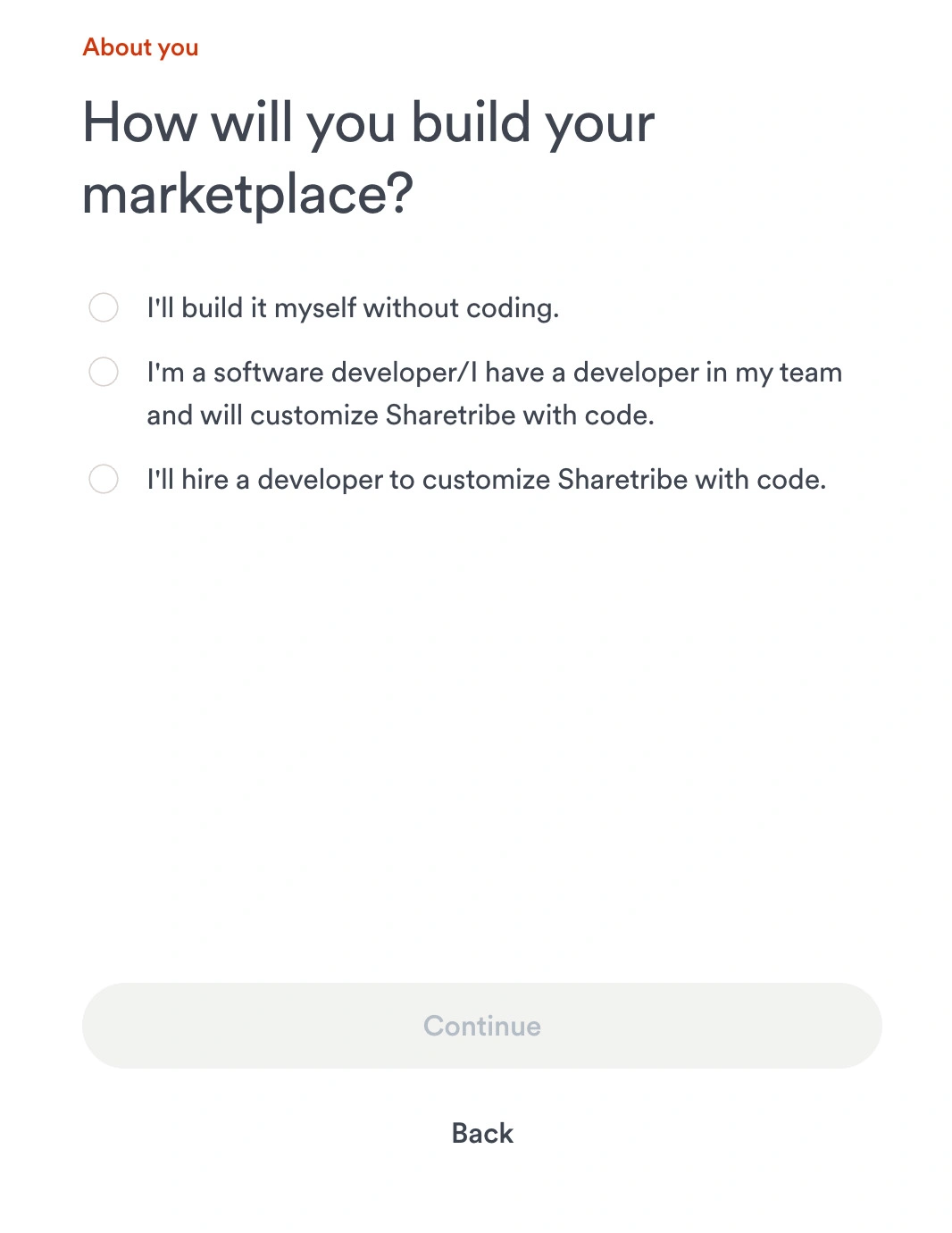 sharetribe marketplace setup
