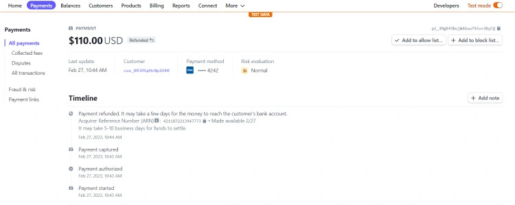 canceled by ambassador more than 24 hours