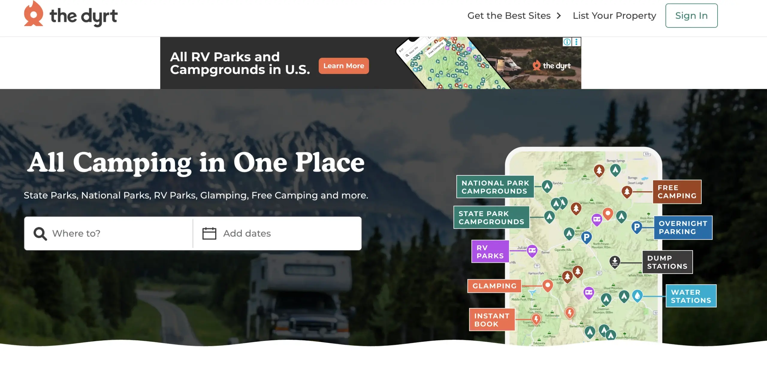 the dyrt camping marketplace