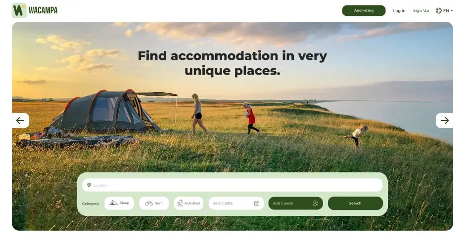 wacampa accommodation platform