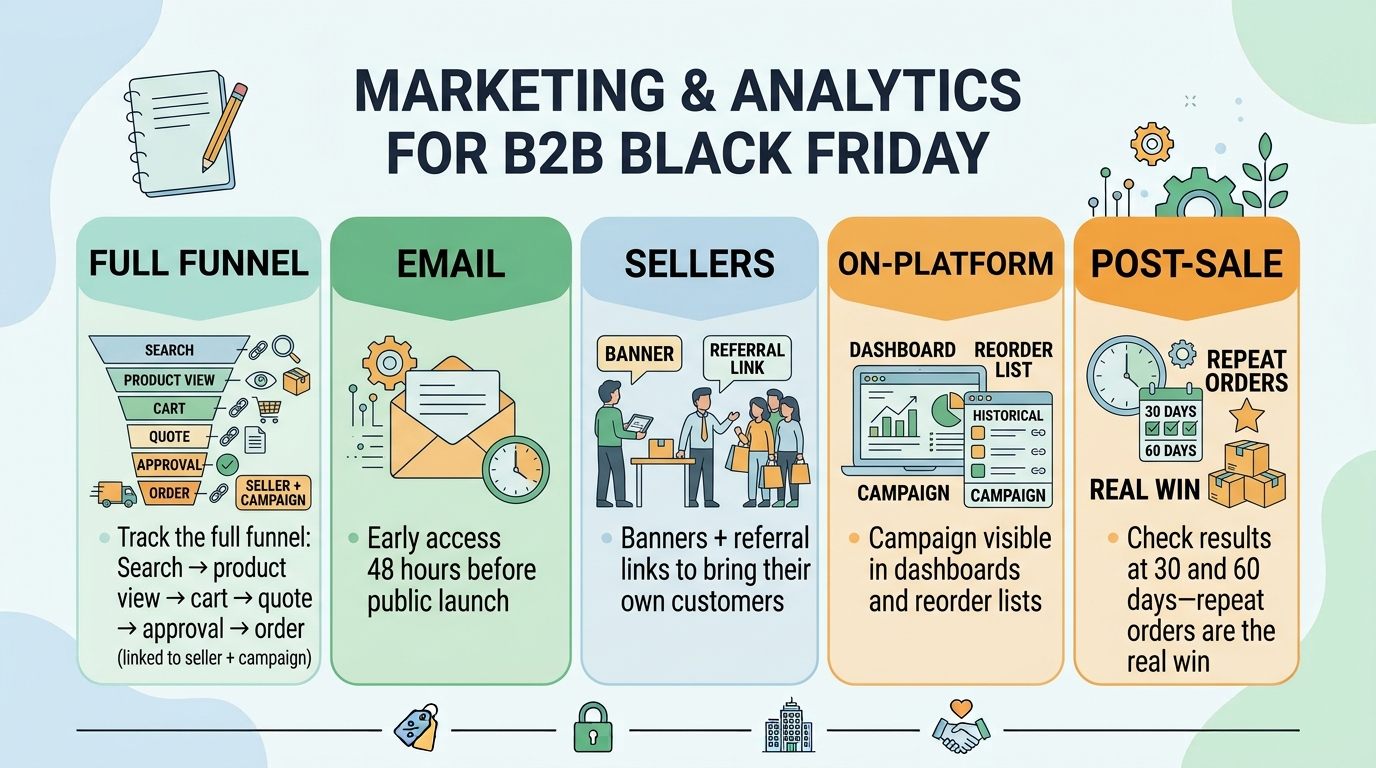 b2b black friday marketing analytics
