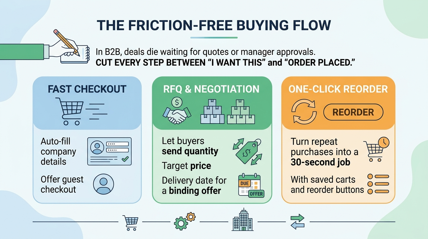 friction free b2b buying flow black friday