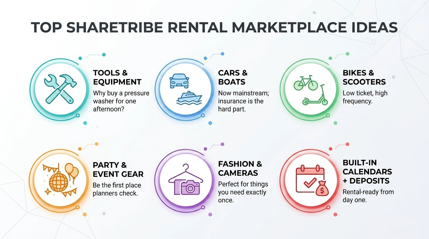 best sharetribe rental marketplace ideas