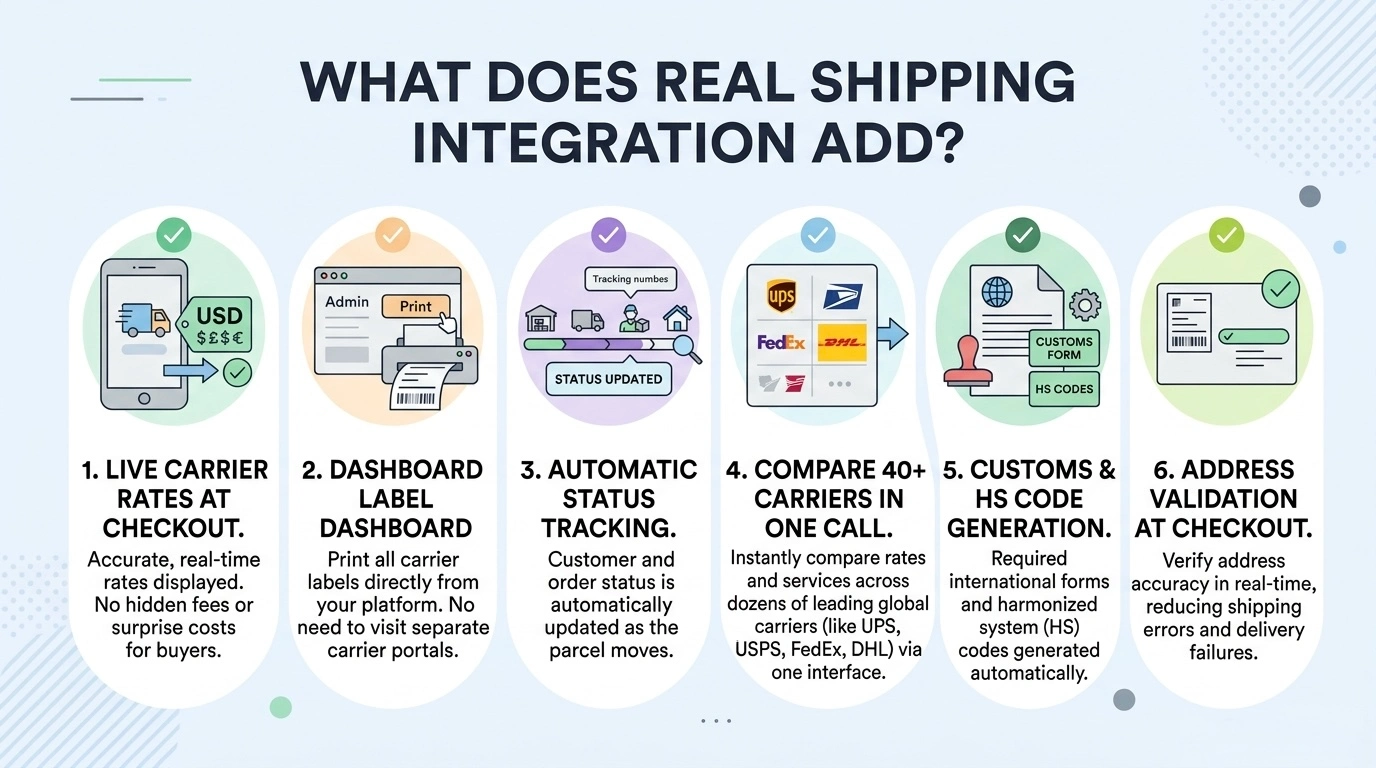 benefits of shipping integraion